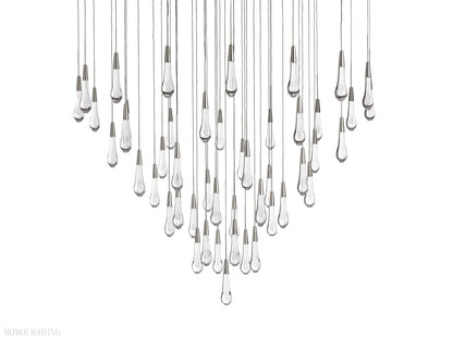 Soltaire Round Chandelier 58"D-Nobipets