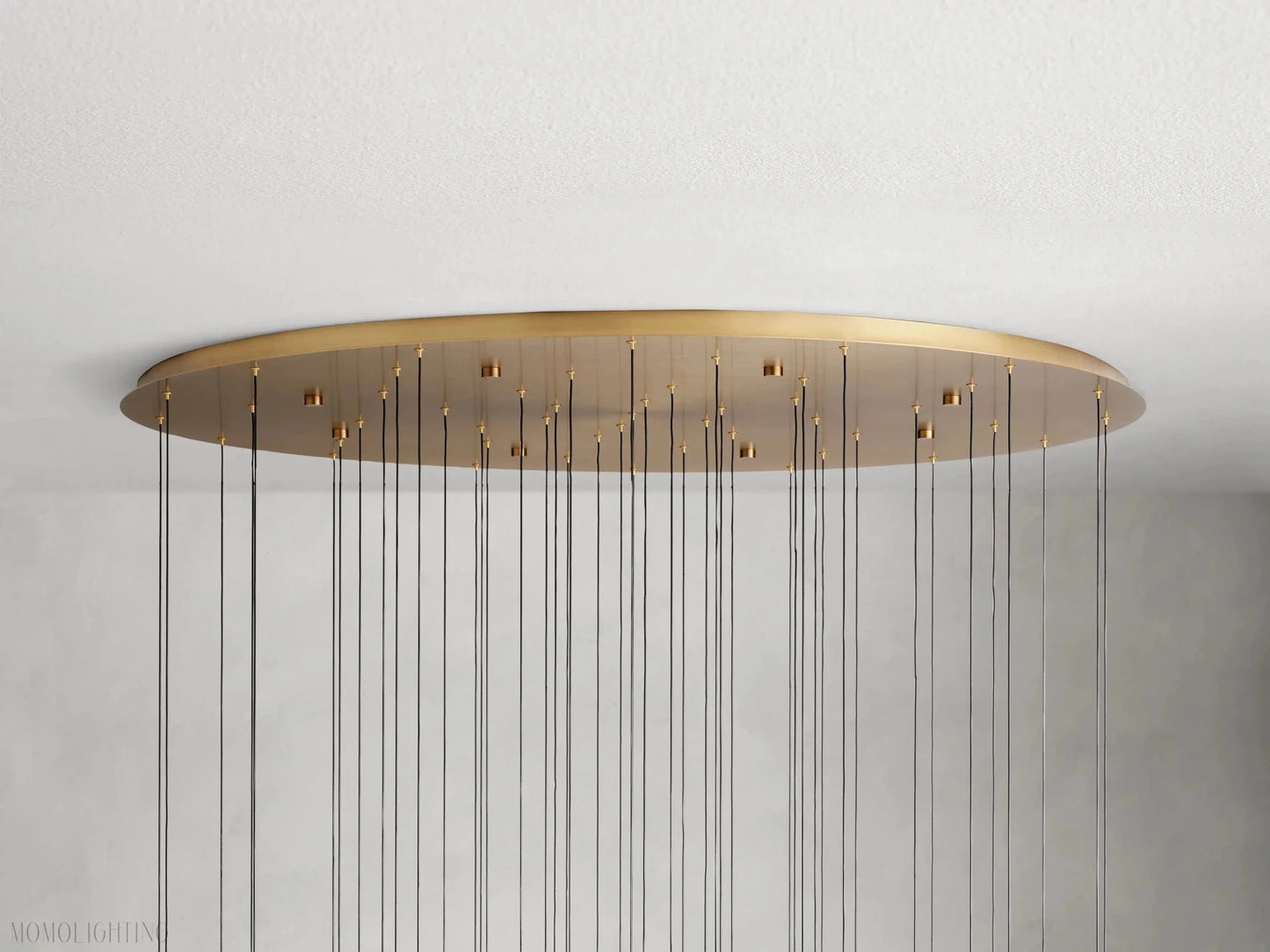 Soltaire Round Chandelier 58"D-Nobipets