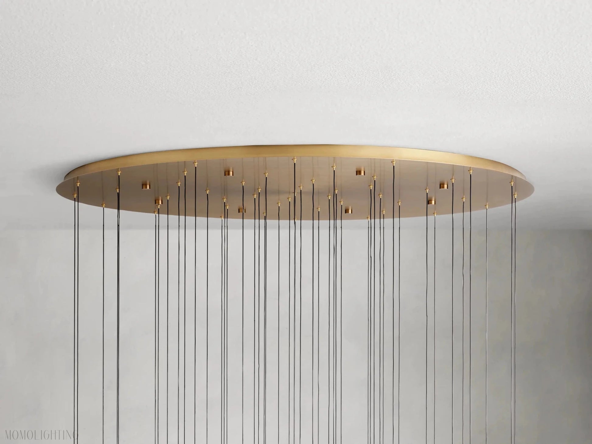 Soltaire Round Chandelier 58"D-Nobipets