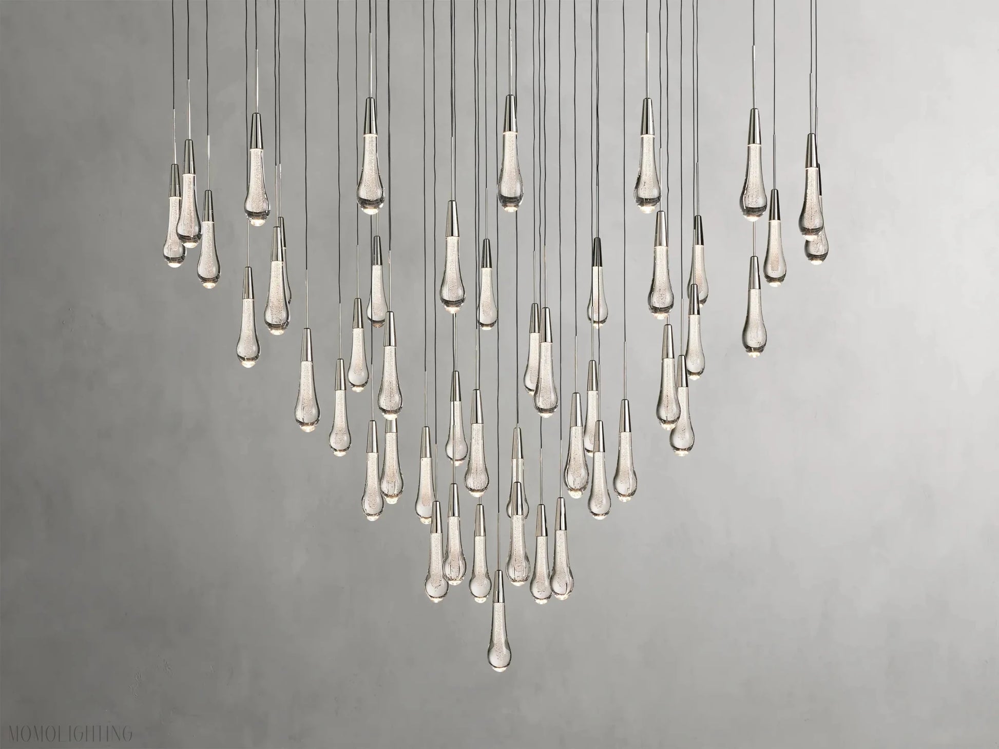 Soltaire Round Chandelier 58"D-Nobipets
