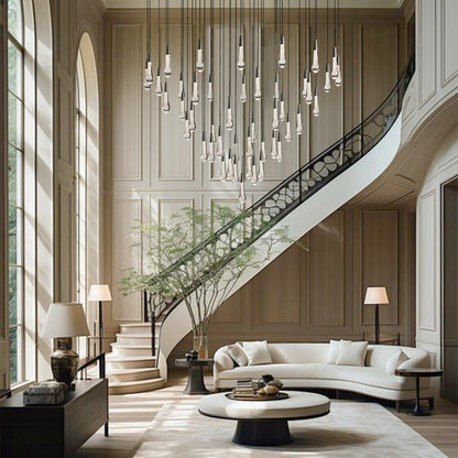 Soltaire Round Chandelier 58"D-Nobipets