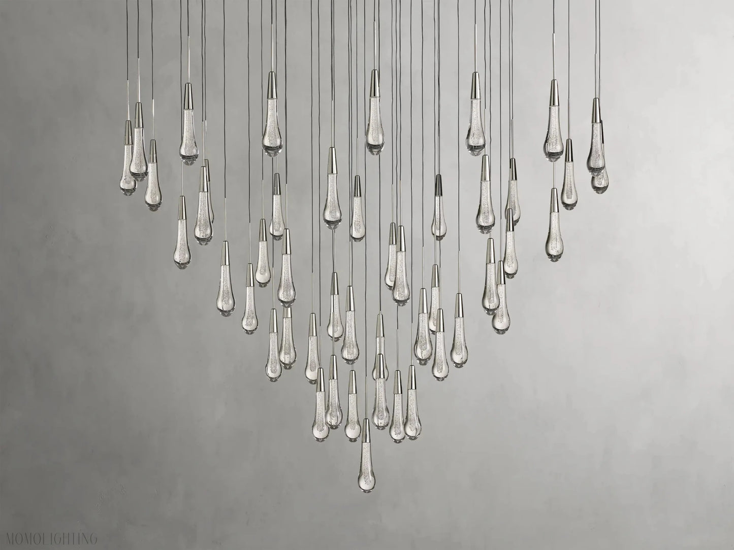 Soltaire Round Chandelier 58"D-Nobipets
