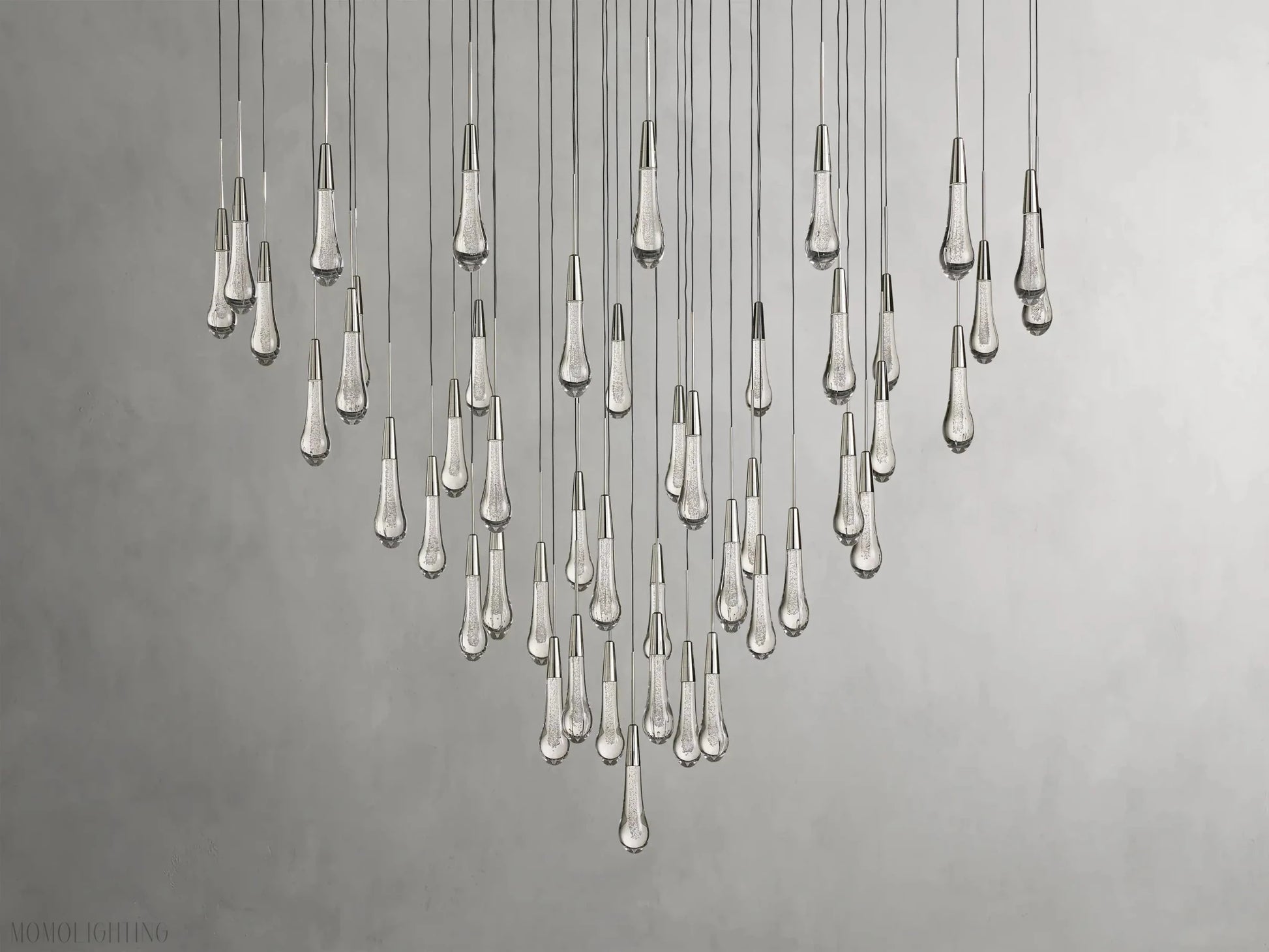 Soltaire Round Chandelier 58"D-Nobipets