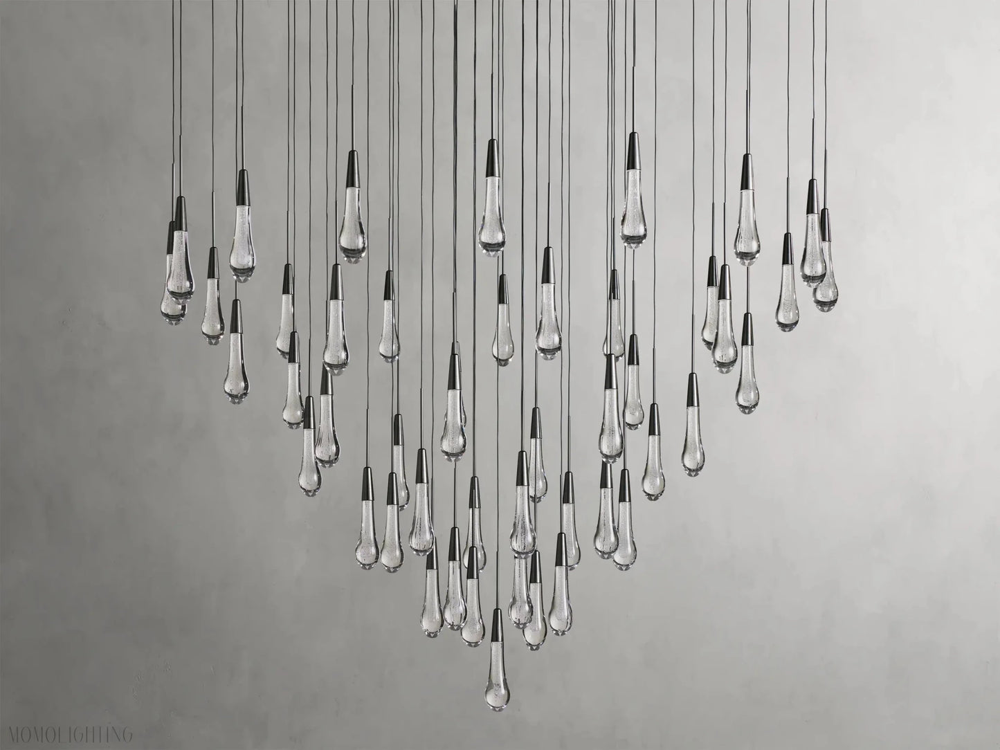 Soltaire Round Chandelier 58"D-Nobipets
