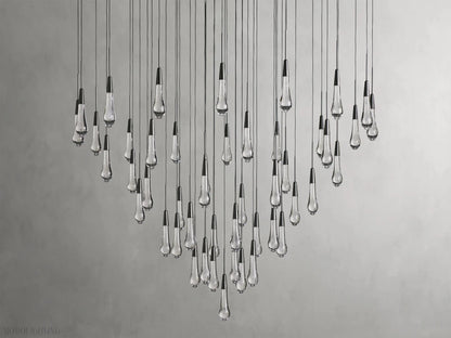 Soltaire Round Chandelier 58"D-Nobipets
