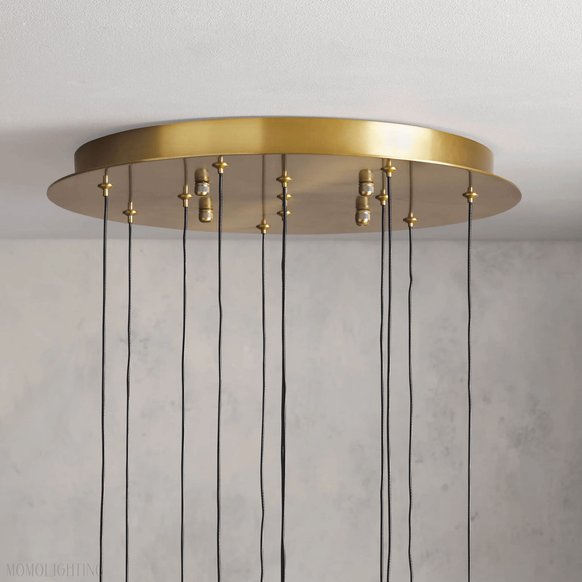 Soltaire Round Crystal Chandelier 17“ 24” 36“-Nobipets