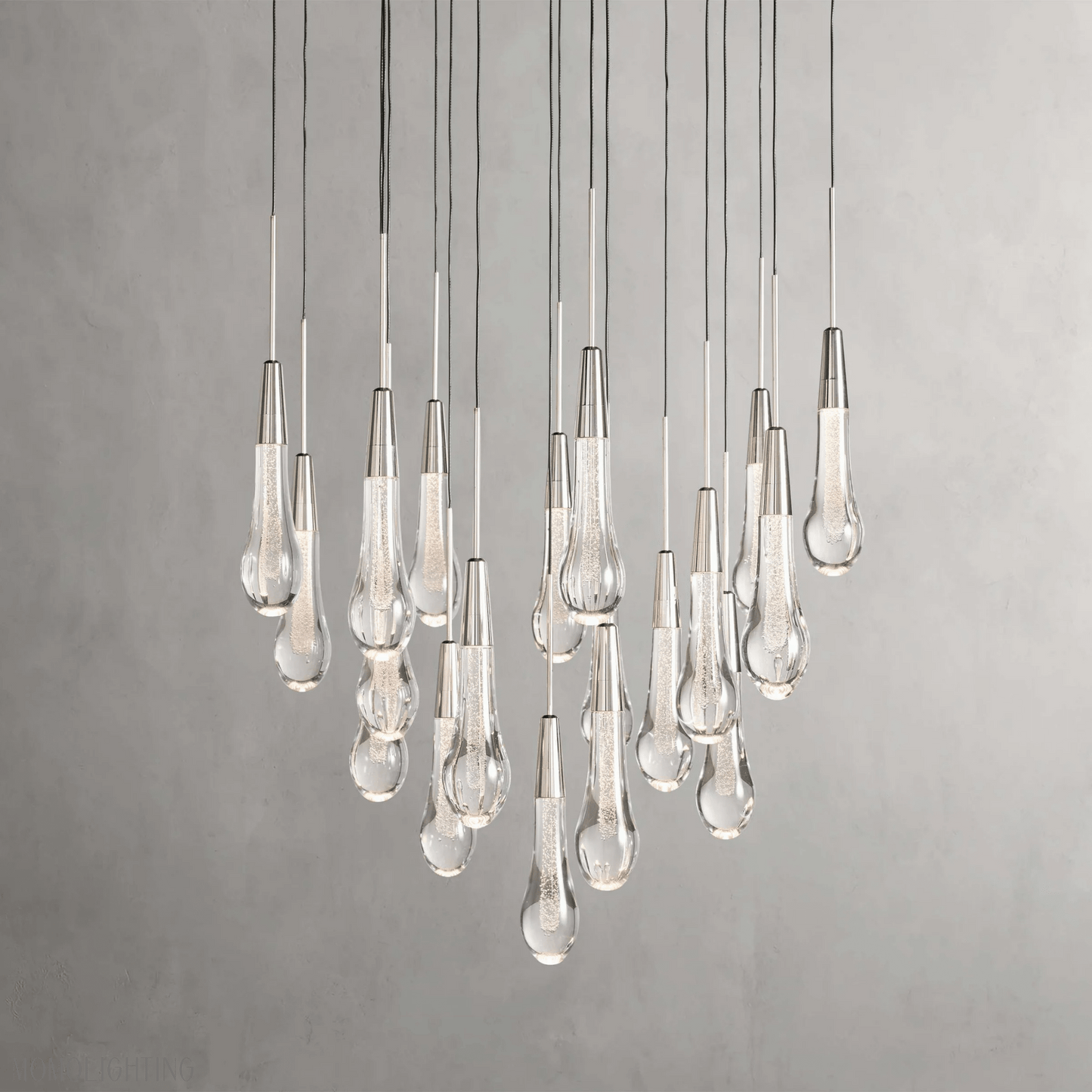 Soltaire Round Crystal Chandelier 17“ 24” 36“-Nobipets