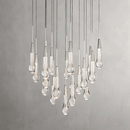 Soltaire Round Crystal Chandelier 17“ 24” 36“-Nobipets
