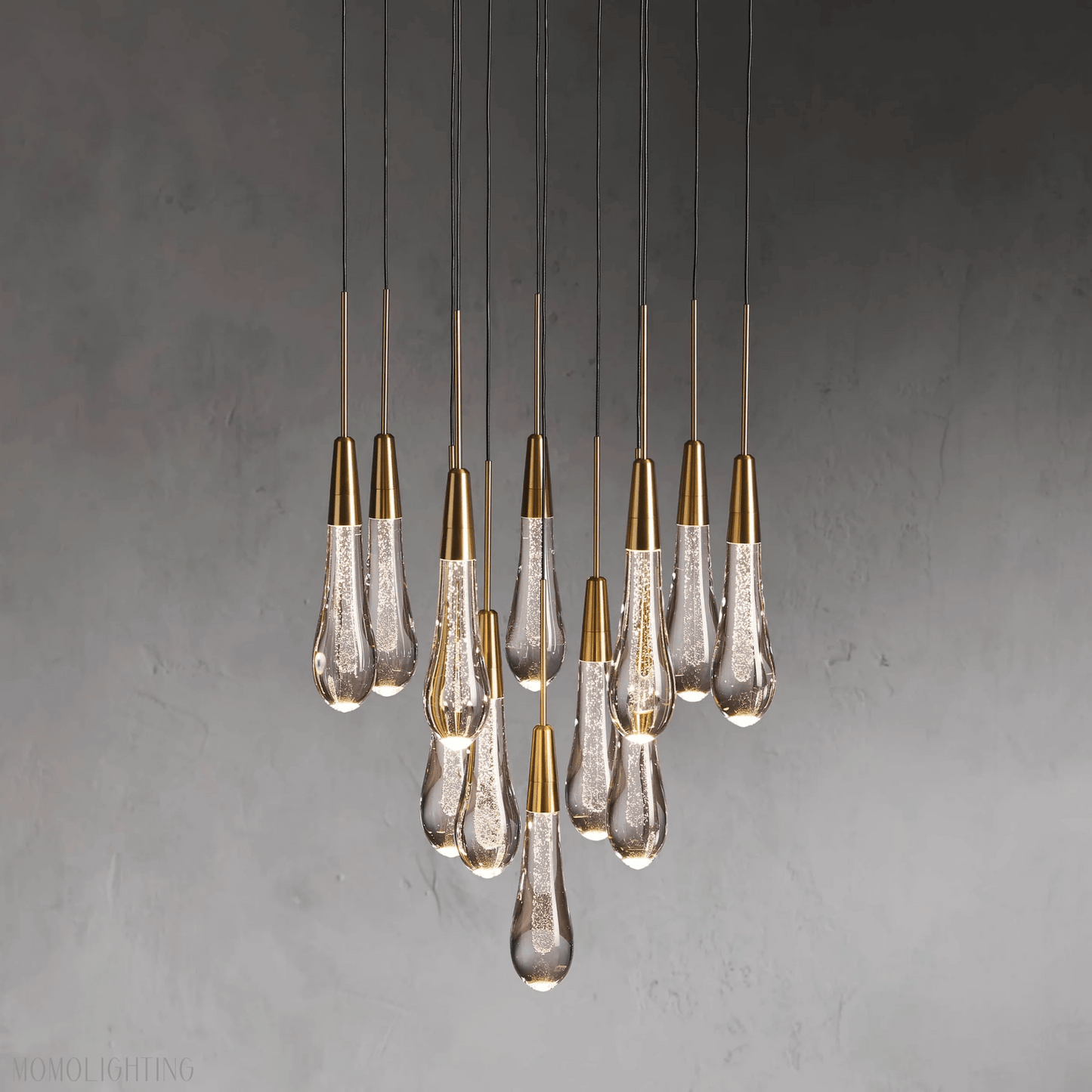Soltaire Round Crystal Chandelier 17“ 24” 36“-Nobipets