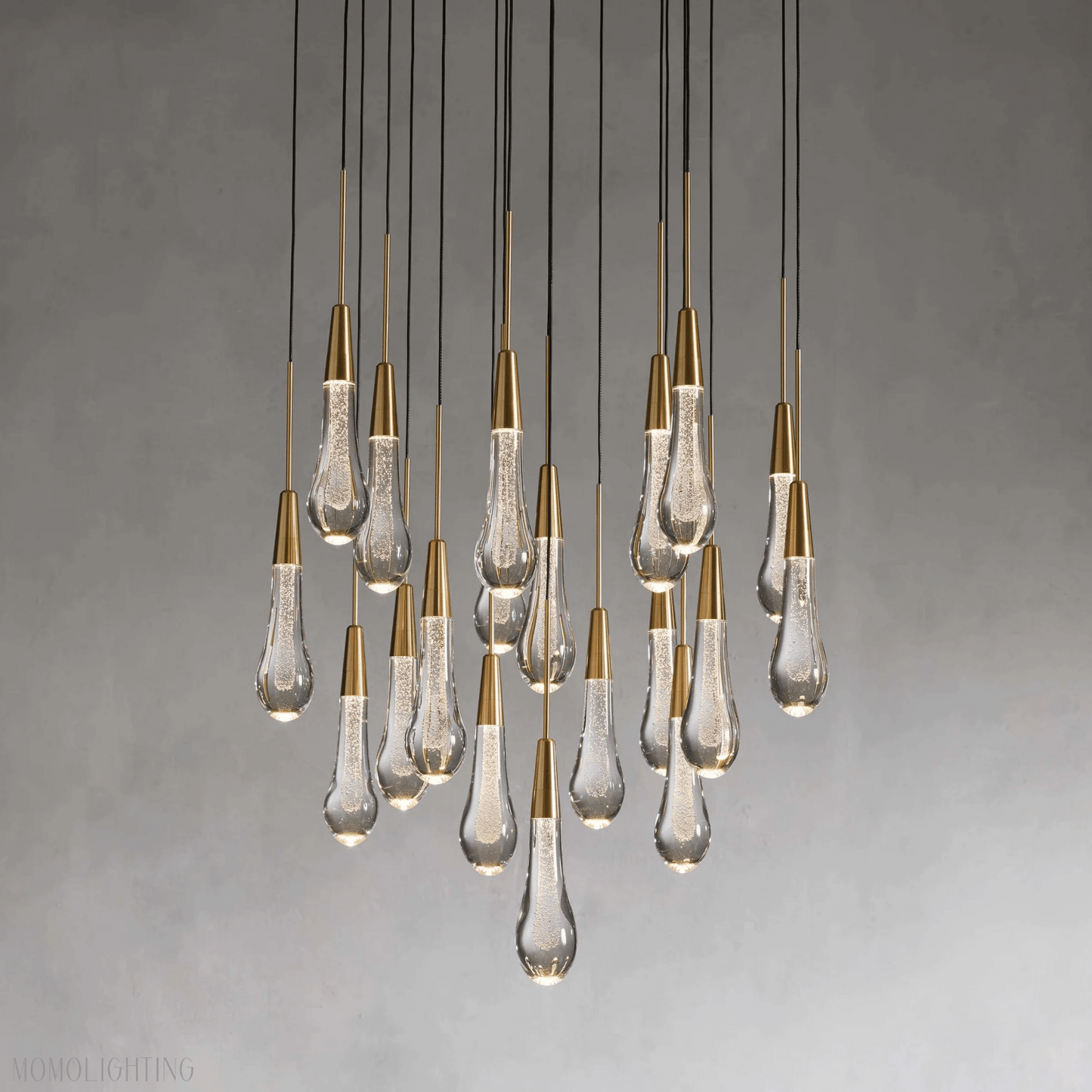 Soltaire Round Crystal Chandelier 17“ 24” 36“-Nobipets