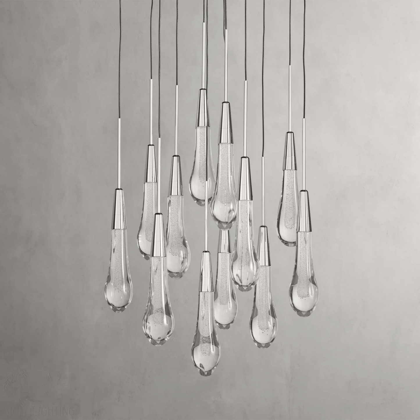 Soltaire Round Crystal Chandelier 17“ 24” 36“-Nobipets