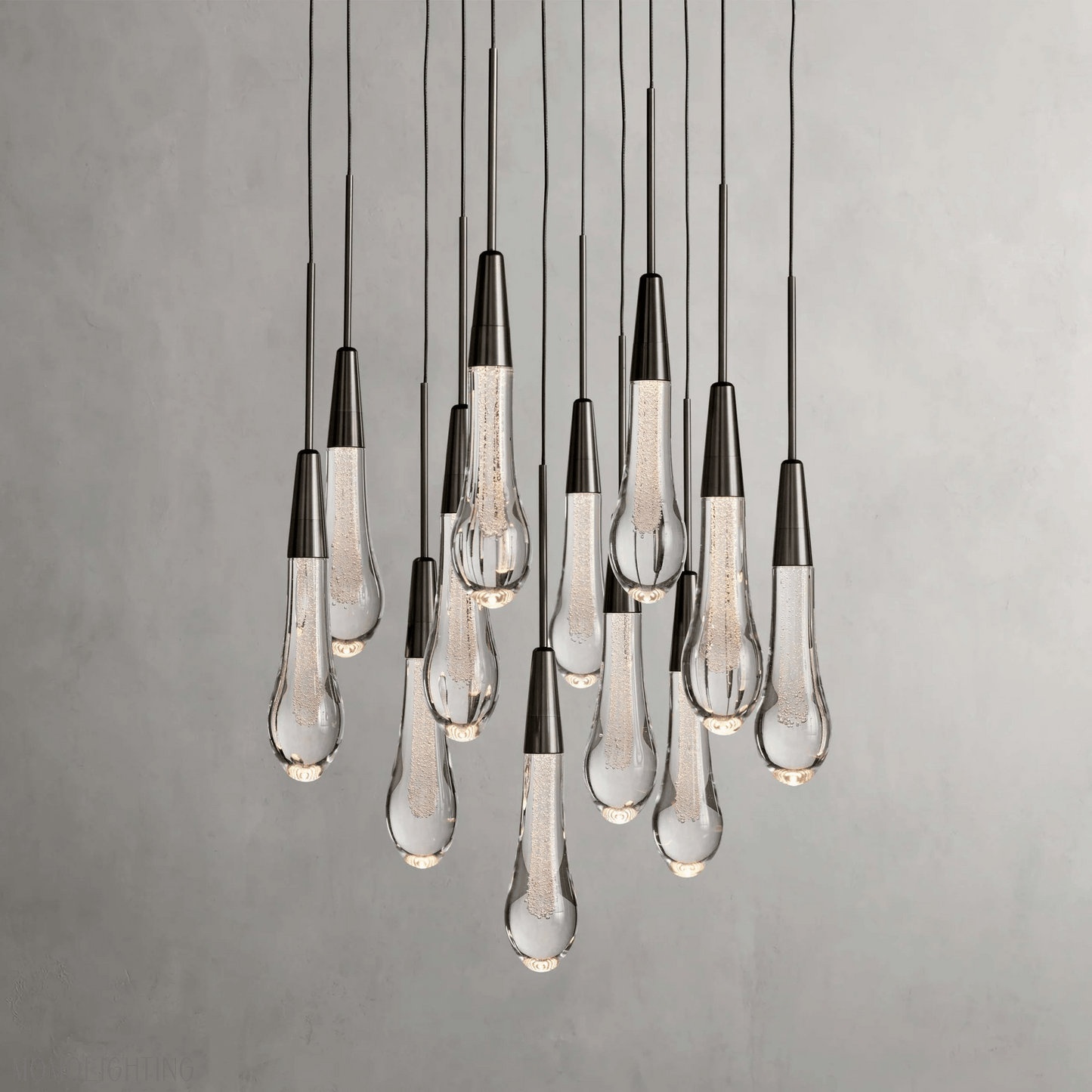 Soltaire Round Crystal Chandelier 17“ 24” 36“-Nobipets