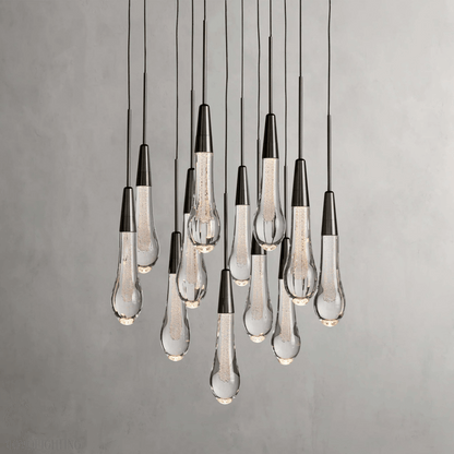 Soltaire Round Crystal Chandelier 17“ 24” 36“-Nobipets