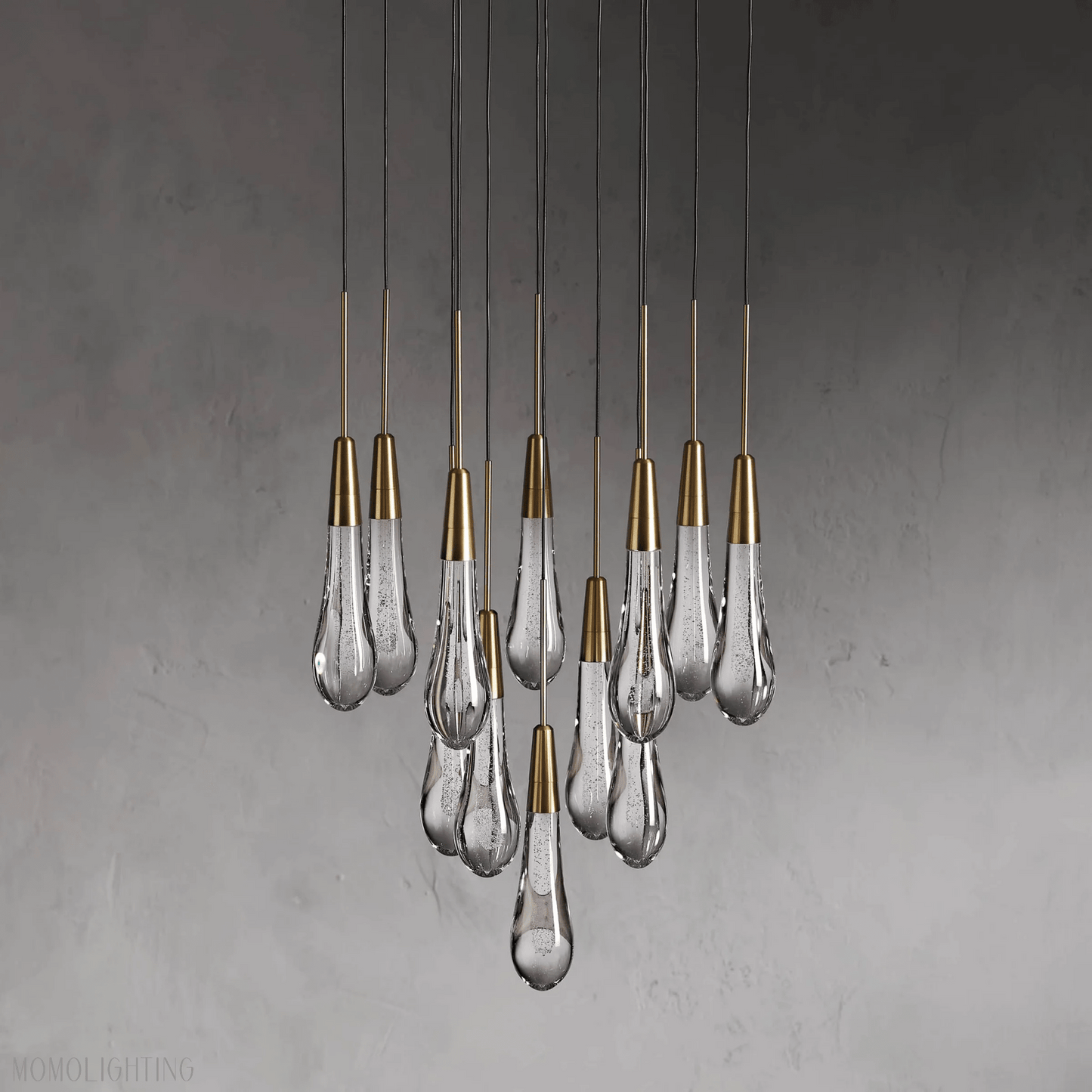 Soltaire Round Crystal Chandelier 17“ 24” 36“-Nobipets