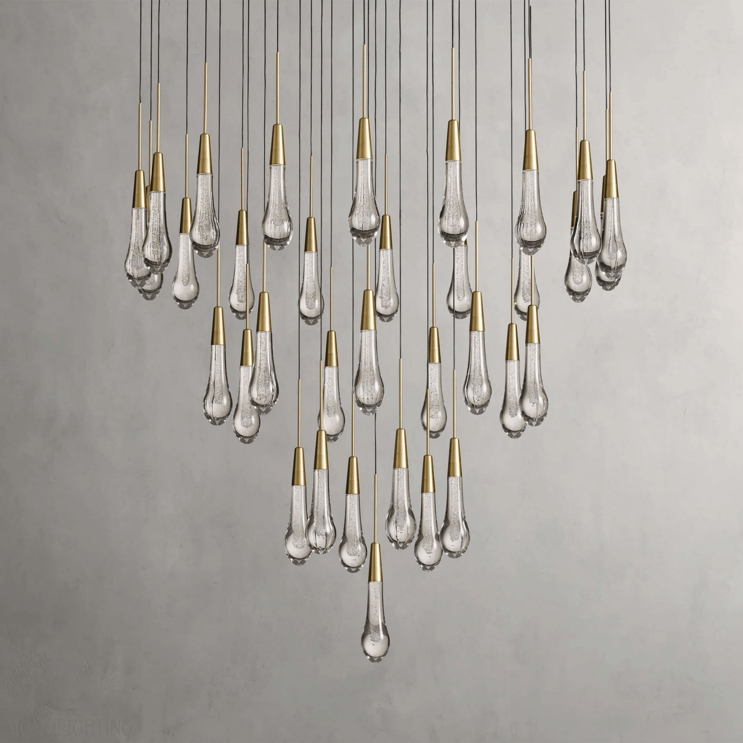 Soltaire Round Crystal Chandelier 17“ 24” 36“-Nobipets