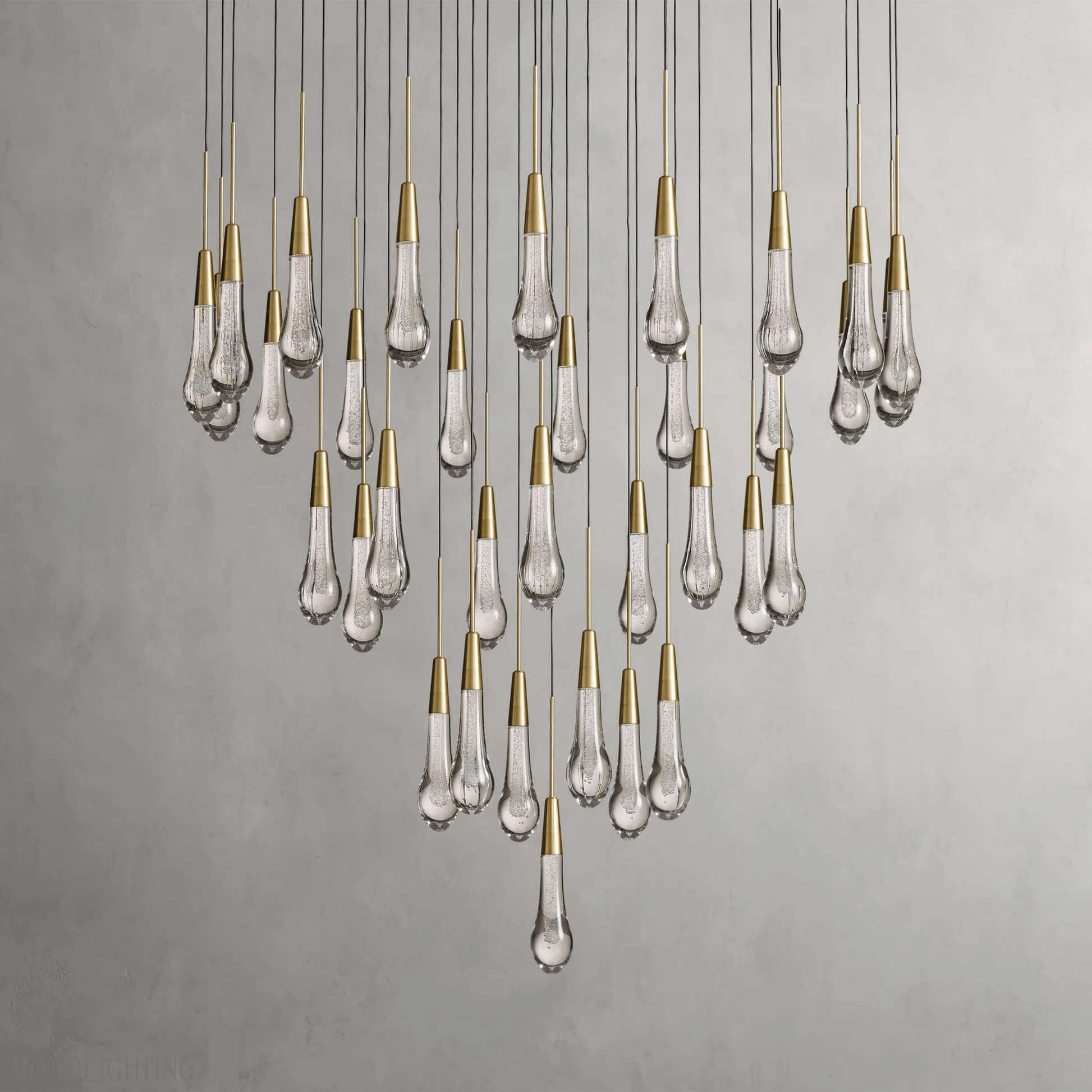 Soltaire Round Crystal Chandelier 17“ 24” 36“-Nobipets