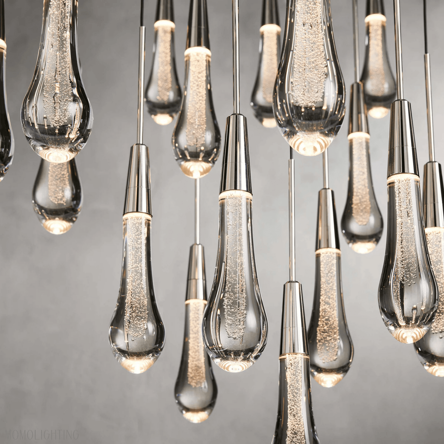 Soltaire Round Crystal Chandelier 17“ 24” 36“-Nobipets