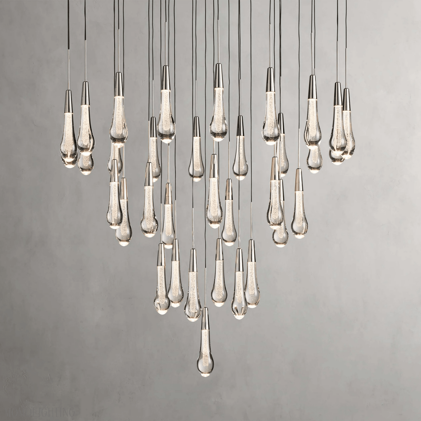Soltaire Round Crystal Chandelier 17“ 24” 36“-Nobipets