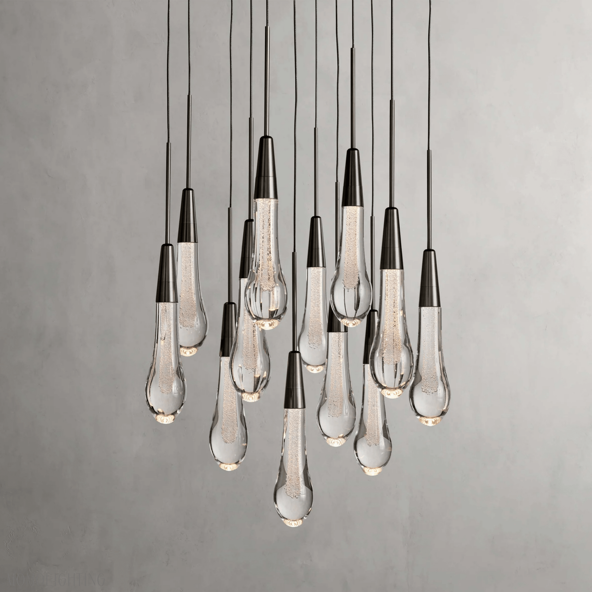 Soltaire Round Crystal Chandelier 17“ 24” 36“-Nobipets