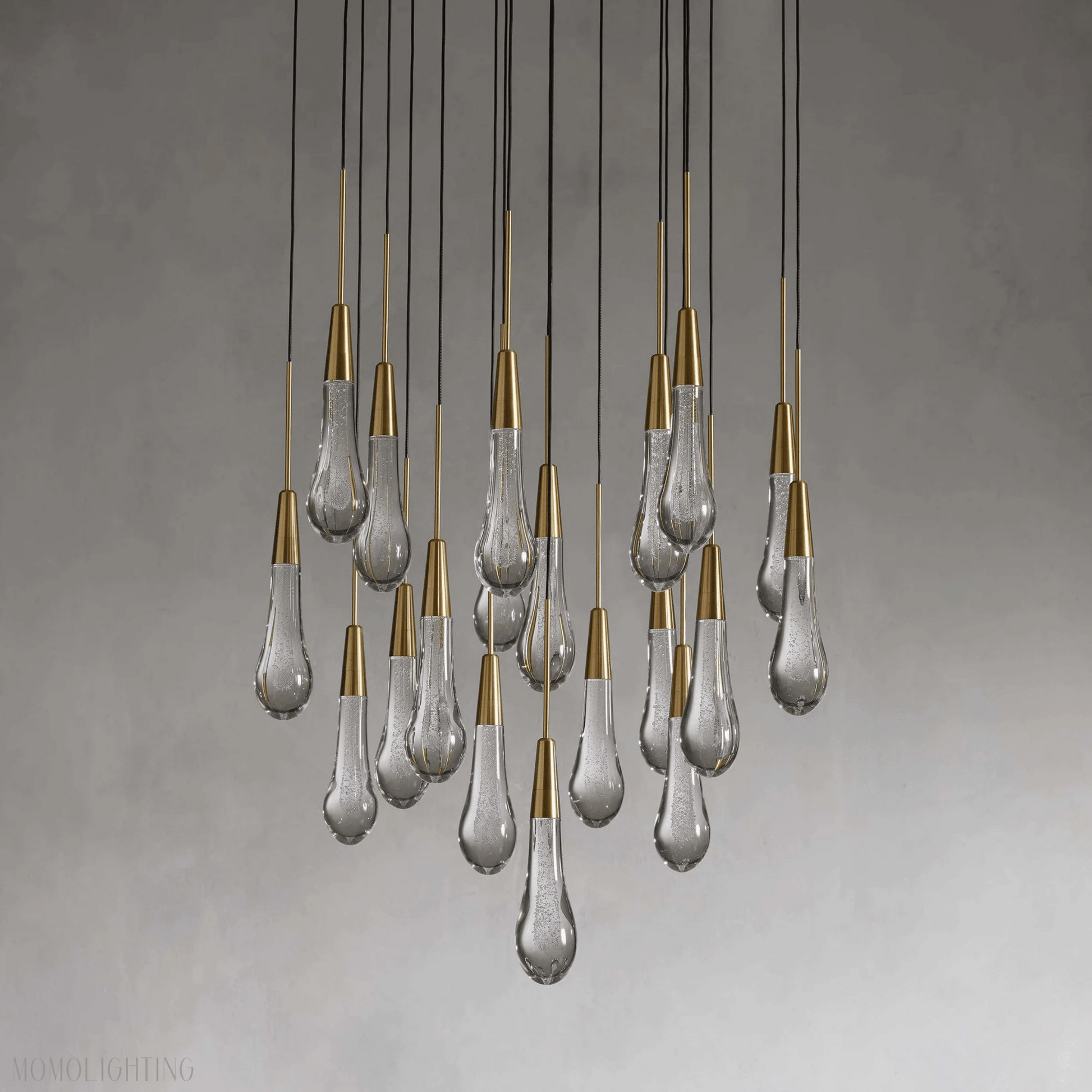 Soltaire Round Crystal Chandelier 17“ 24” 36“-Nobipets