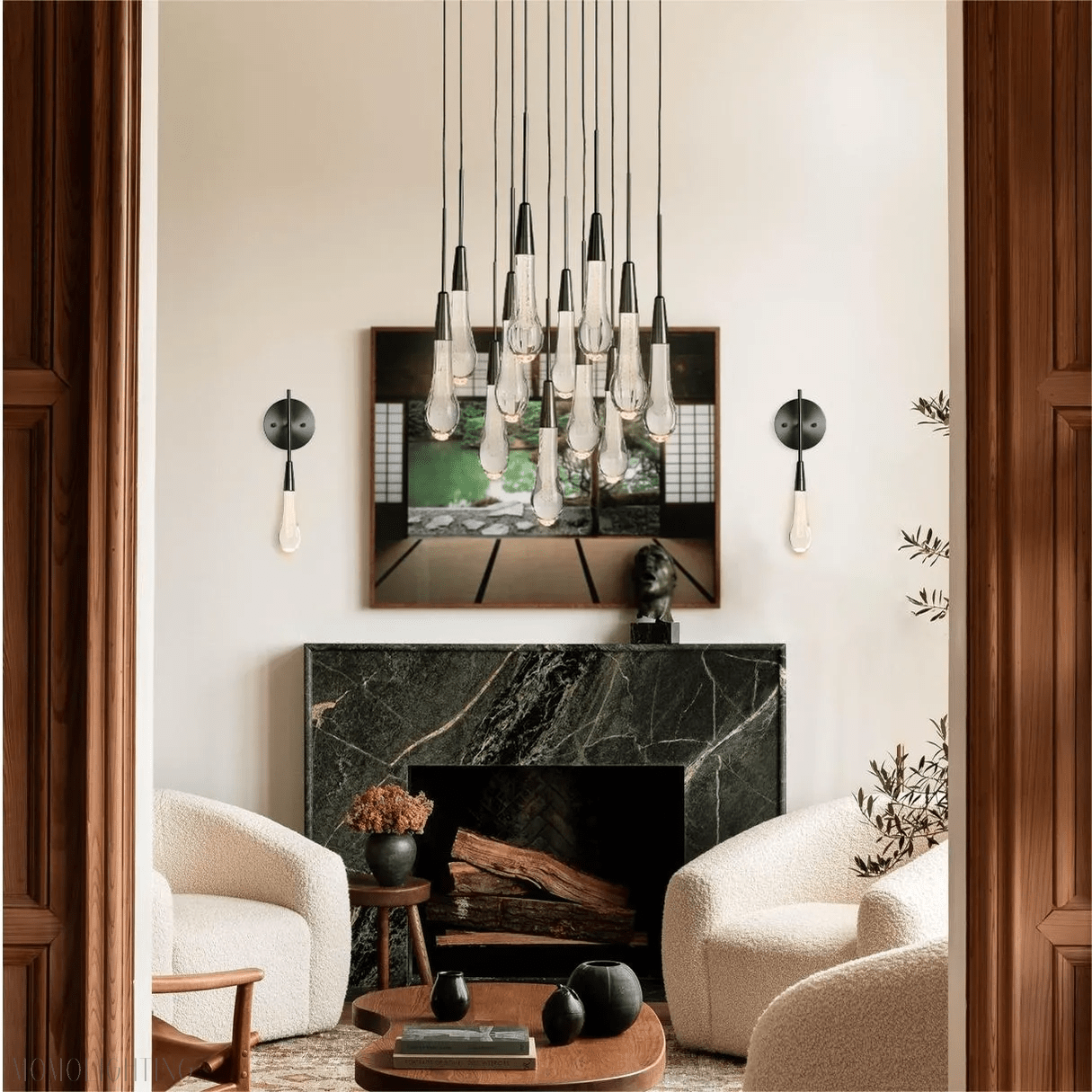 Soltaire Round Crystal Chandelier 17“ 24” 36“-Nobipets