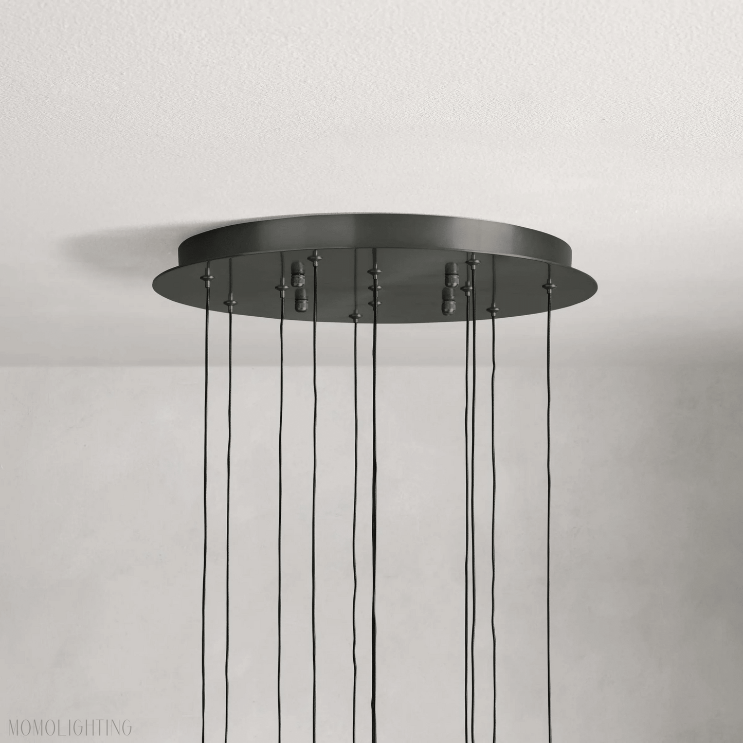 Soltaire Round Crystal Chandelier 17“ 24” 36“-Nobipets