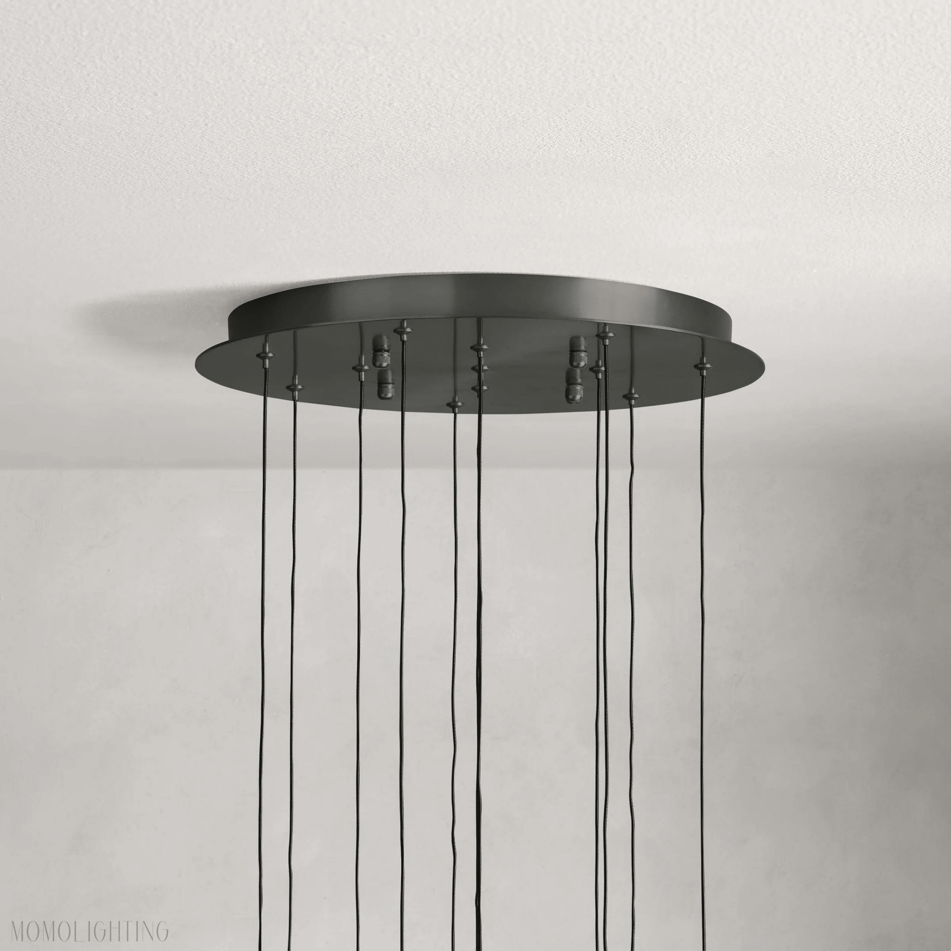Soltaire Round Crystal Chandelier 17“ 24” 36“-Nobipets