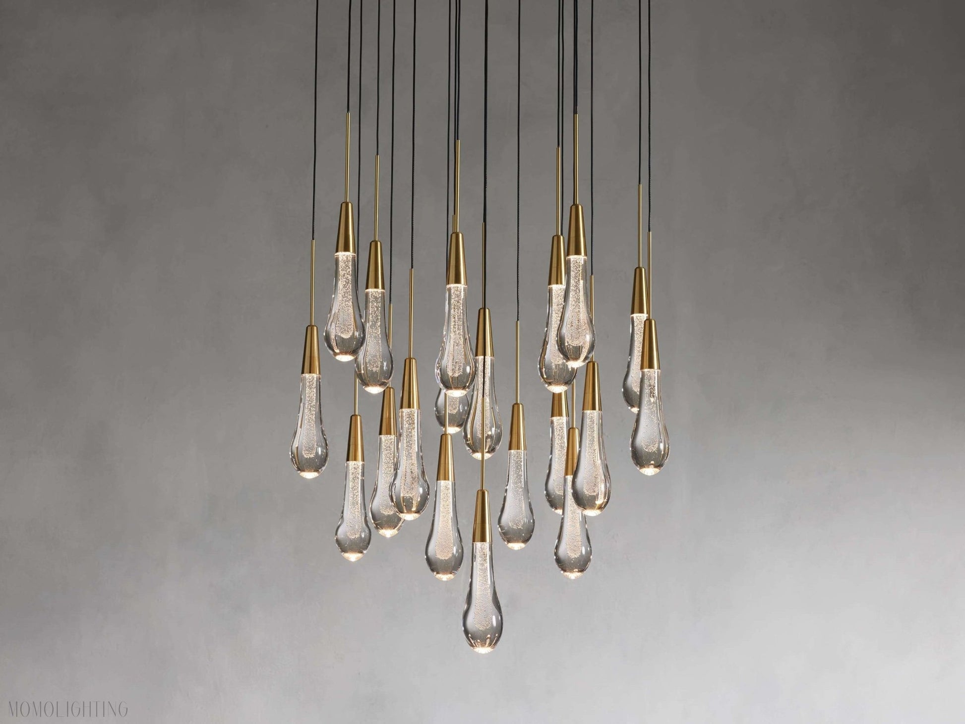 Soltaire Round Crystal Chandelier 17“ 24” 36“-Nobipets