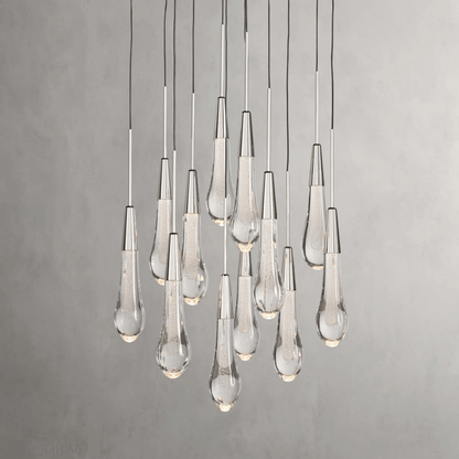 Soltaire Round Crystal Chandelier 17“ 24” 36“-Nobipets