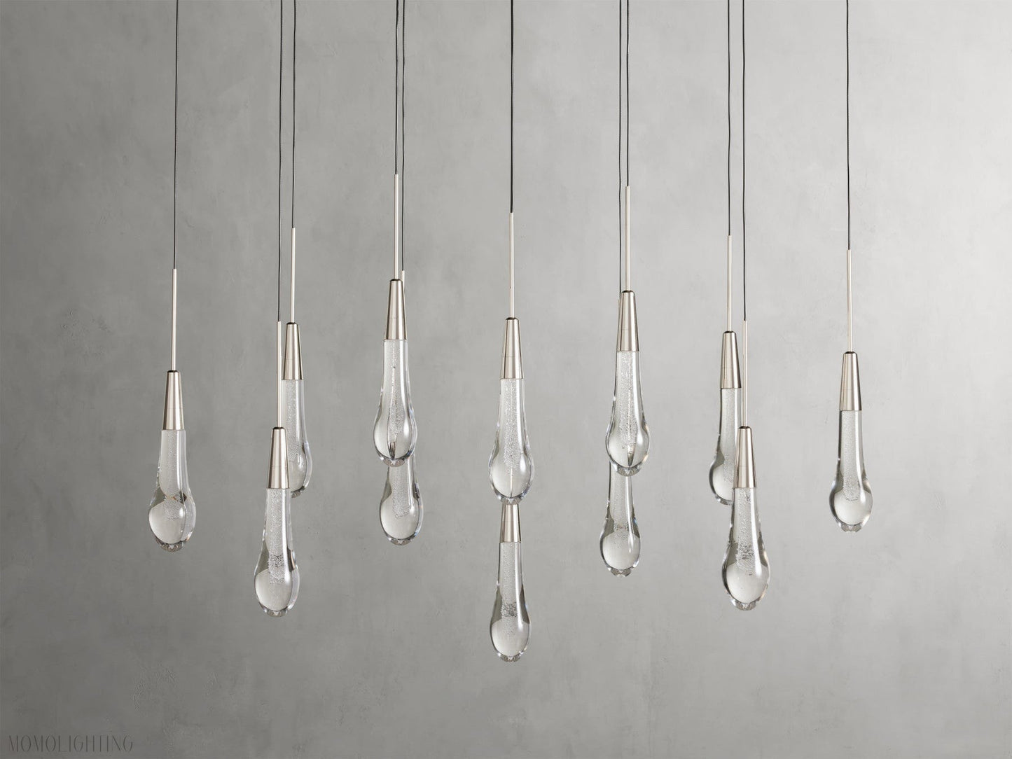 Soltairer Linear Chandelier 37"w 70"w-Nobipets