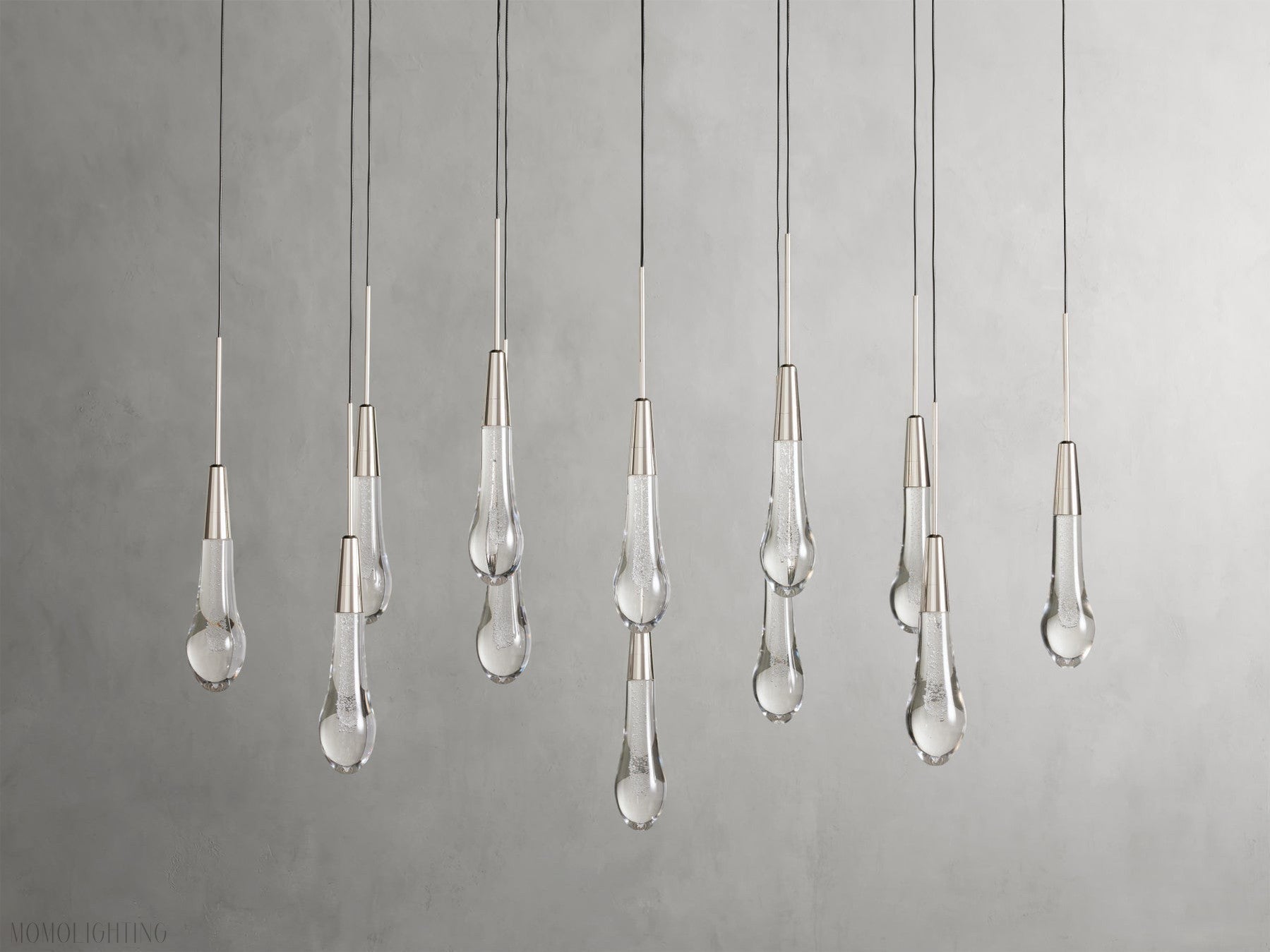 Soltairer Linear Chandelier 37"w 70"w-Nobipets