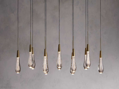 Soltairer Linear Chandelier 37"w 70"w-Nobipets