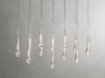 Soltairer Linear Chandelier 37"w 70"w-Nobipets