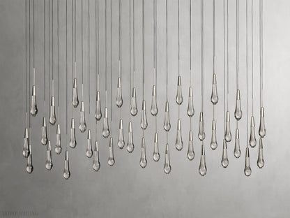 Soltairer Linear Chandelier 37"w 70"w-Nobipets