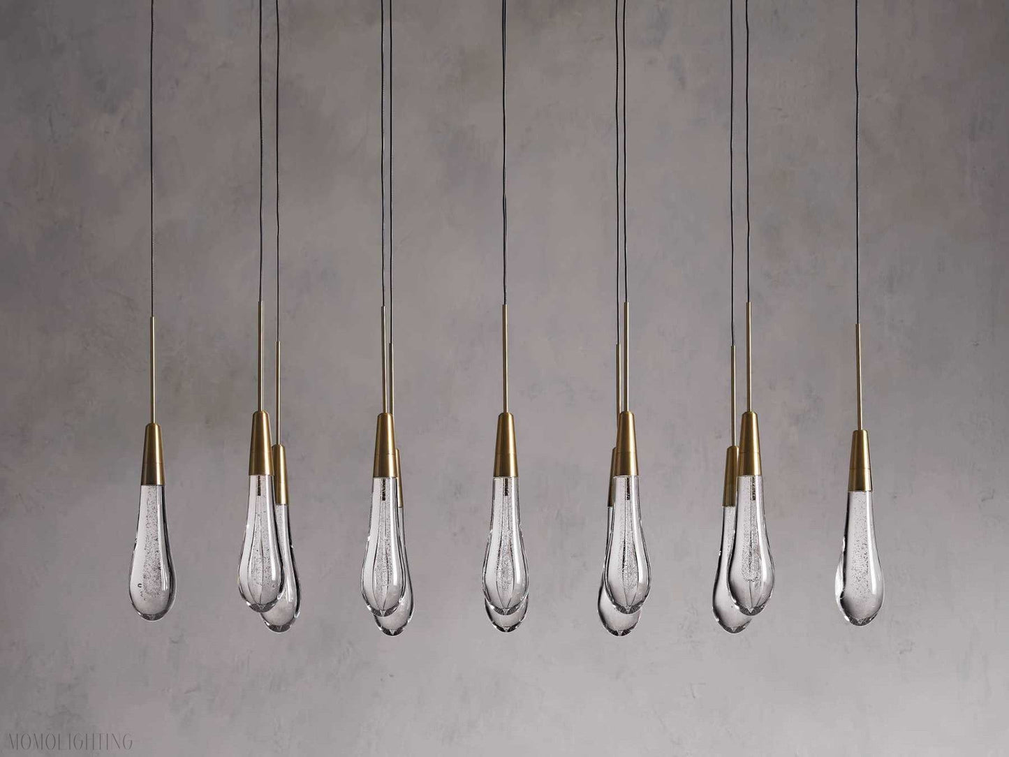 Soltairer Linear Chandelier 37"w 70"w-Nobipets
