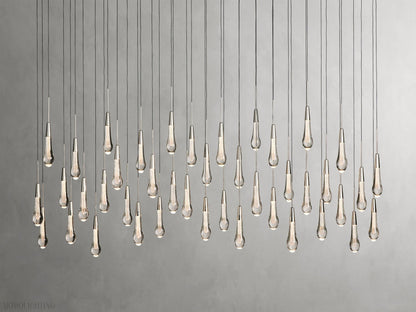 Soltairer Linear Chandelier 37"w 70"w-Nobipets
