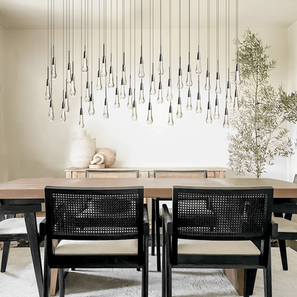 Soltairer Linear Chandelier 37"w 70"w-Nobipets