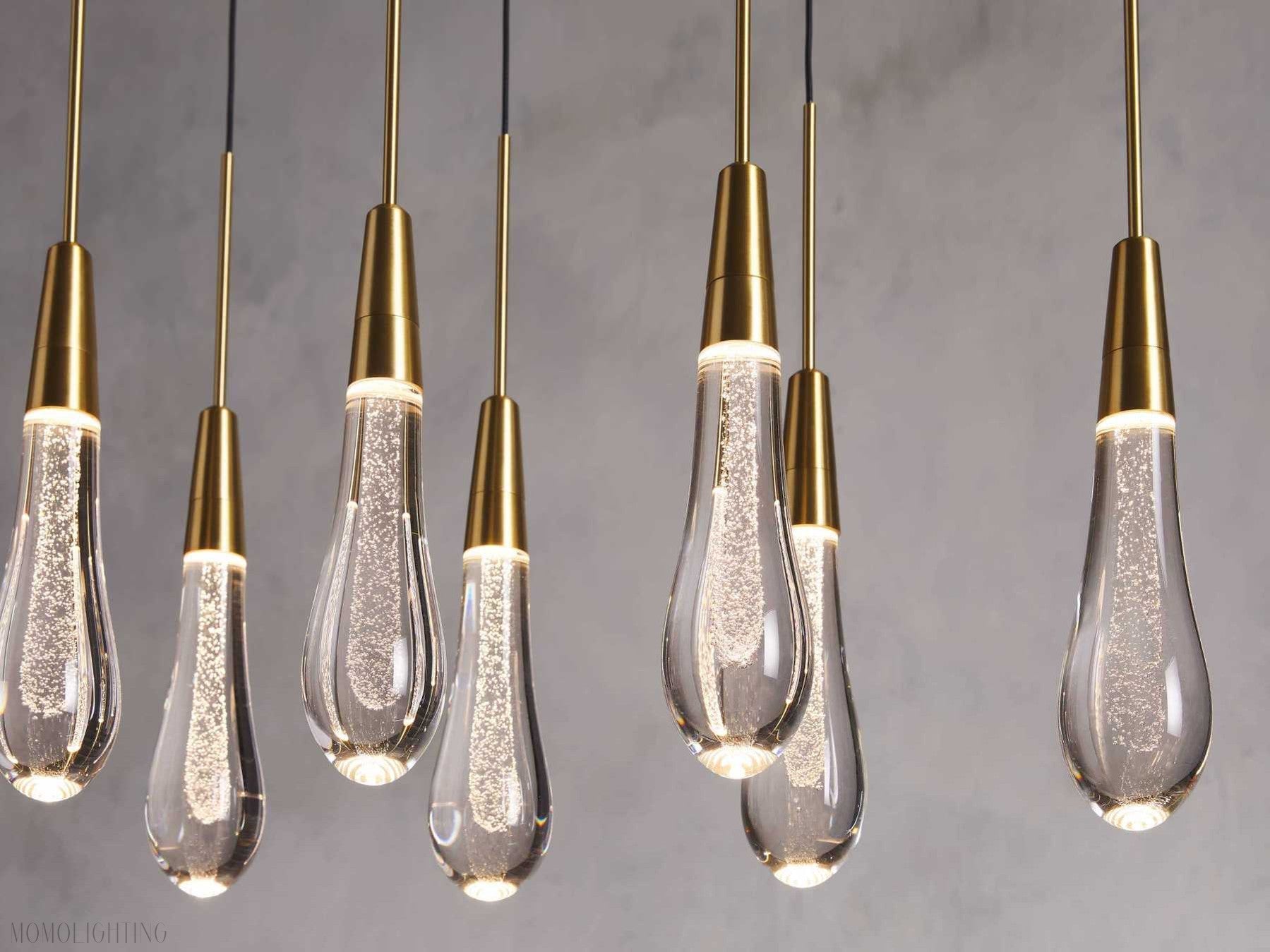 Soltairer Linear Chandelier 37"w 70"w-Nobipets
