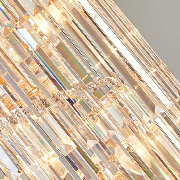 Spiral Crystal Chandelier For Foyer/ Staircase-Nobipets