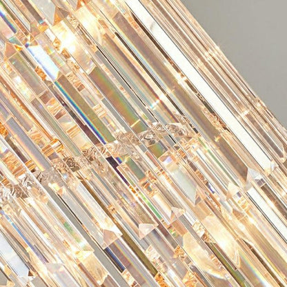 Spiral Crystal Chandelier For Foyer/ Staircase-Nobipets