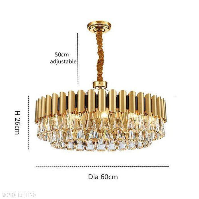 Stavros Crystal Chandelier-Nobipets