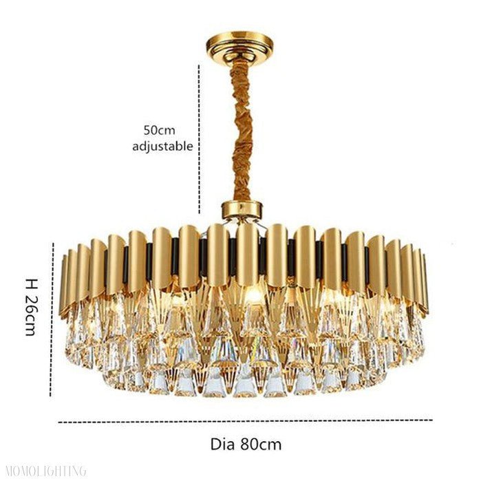 Stavros Crystal Chandelier-Nobipets