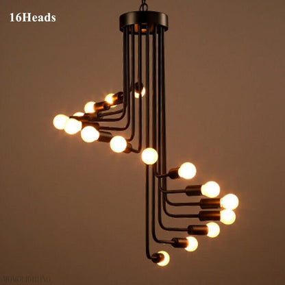 Stella Retro Light Bulb Chandelier-Nobipets