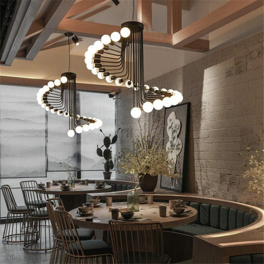 Stella Retro Light Bulb Chandelier-Nobipets
