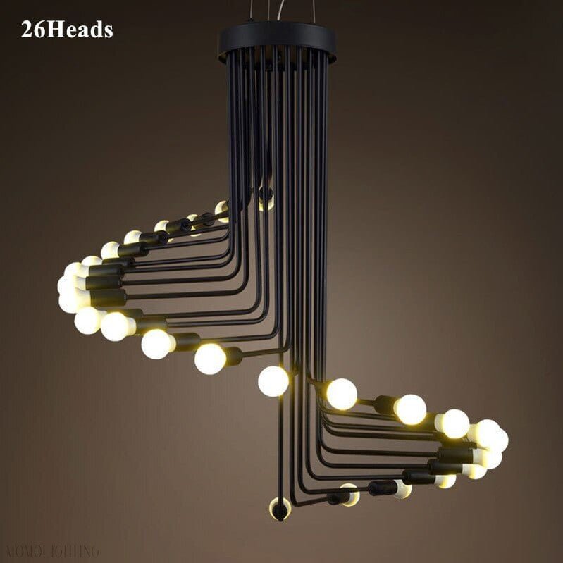 Stella Retro Light Bulb Chandelier-Nobipets