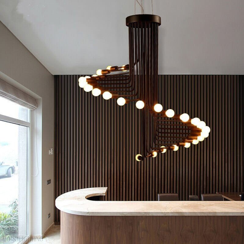 Stella Retro Light Bulb Chandelier-Nobipets