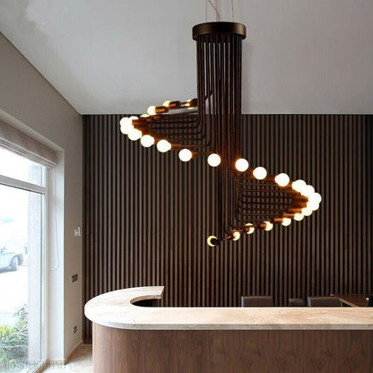 Stella Retro Light Bulb Chandelier-Nobipets
