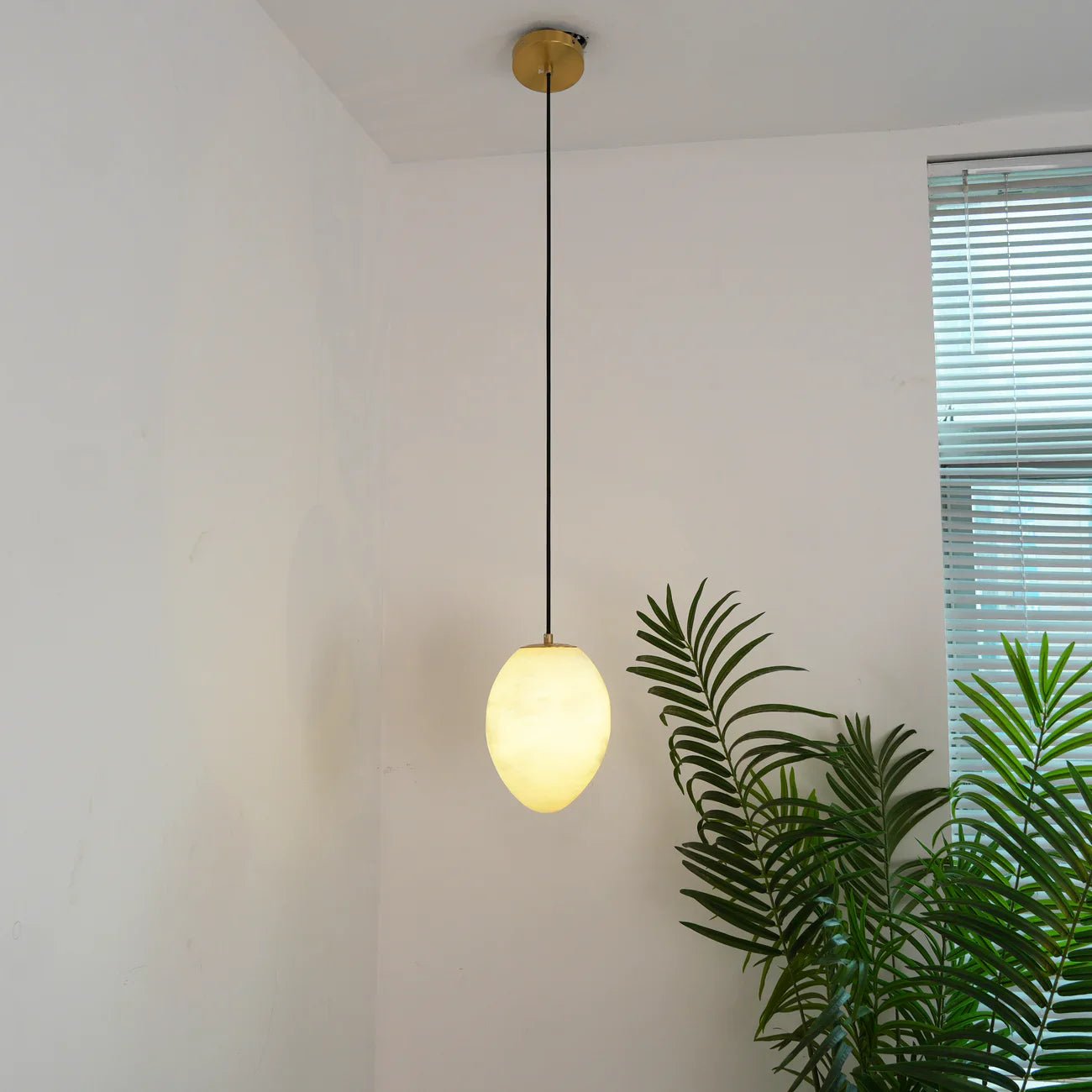 Susan Modern Alabaster Pendant Light