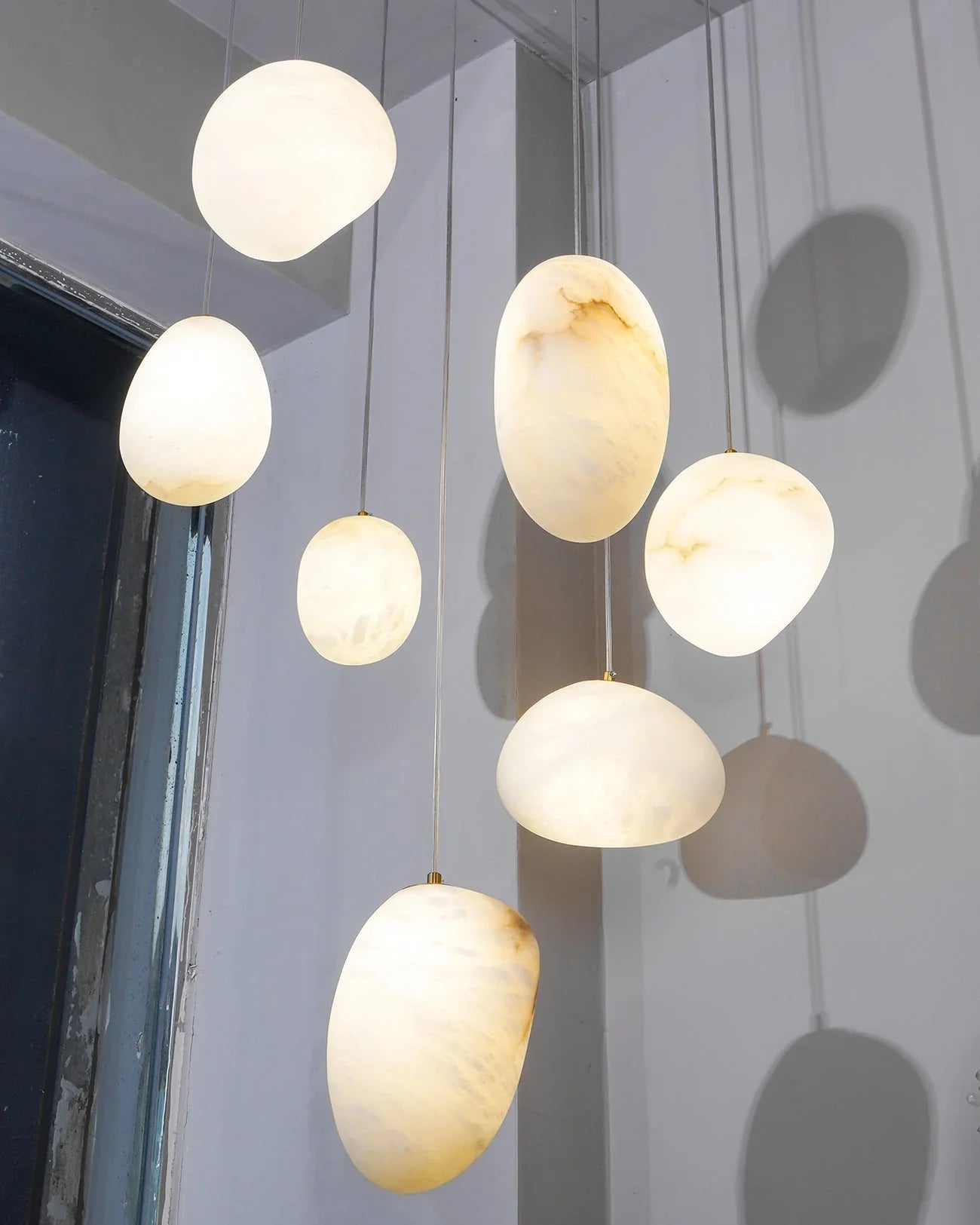 Susan Modern Alabaster Pendant Light