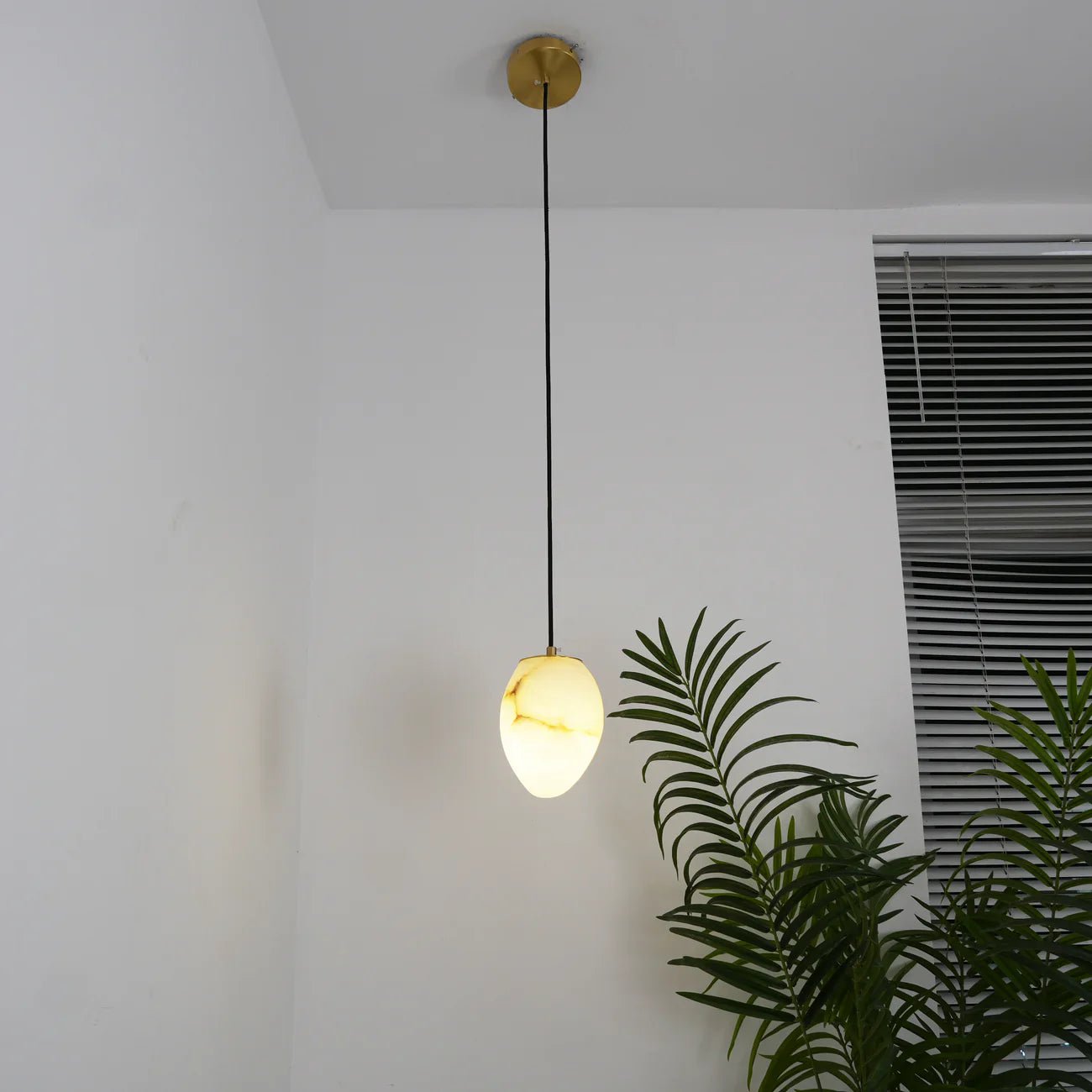 Susan Modern Alabaster Pendant Light